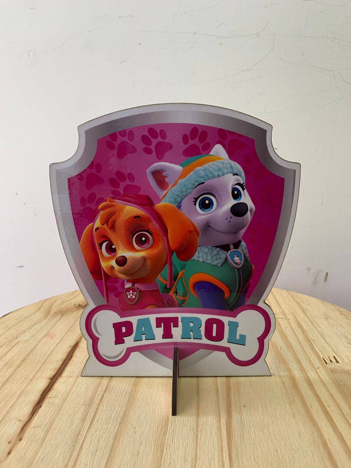 Escudo Skye E Everest Patrulha Canina - Boutique festa locações 