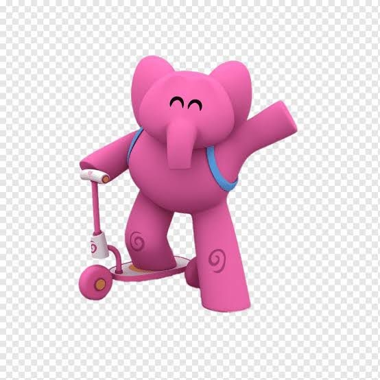 Display Elefante Elly Rosa Pocoyo - Boutique festa locações 