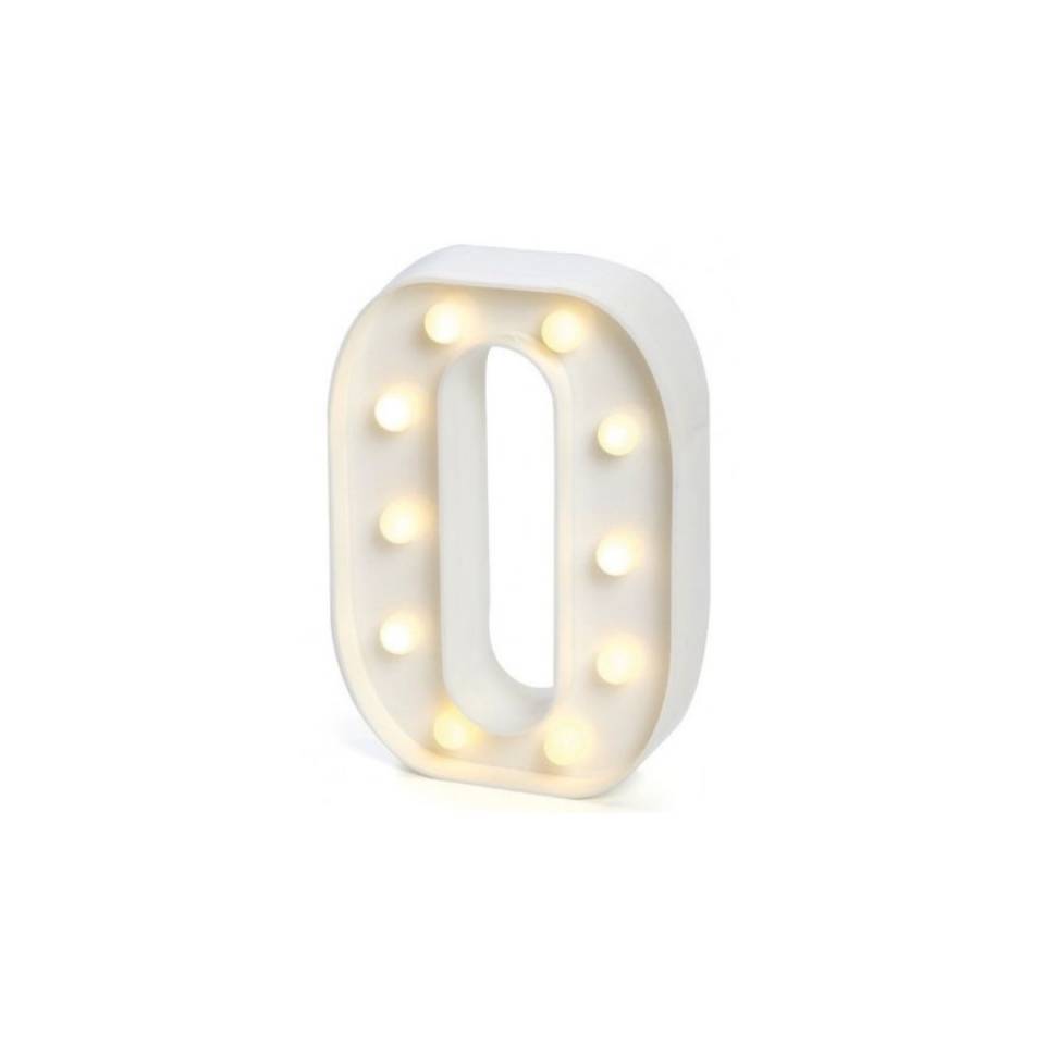 Número Led 0 - Boutique festa locações 
