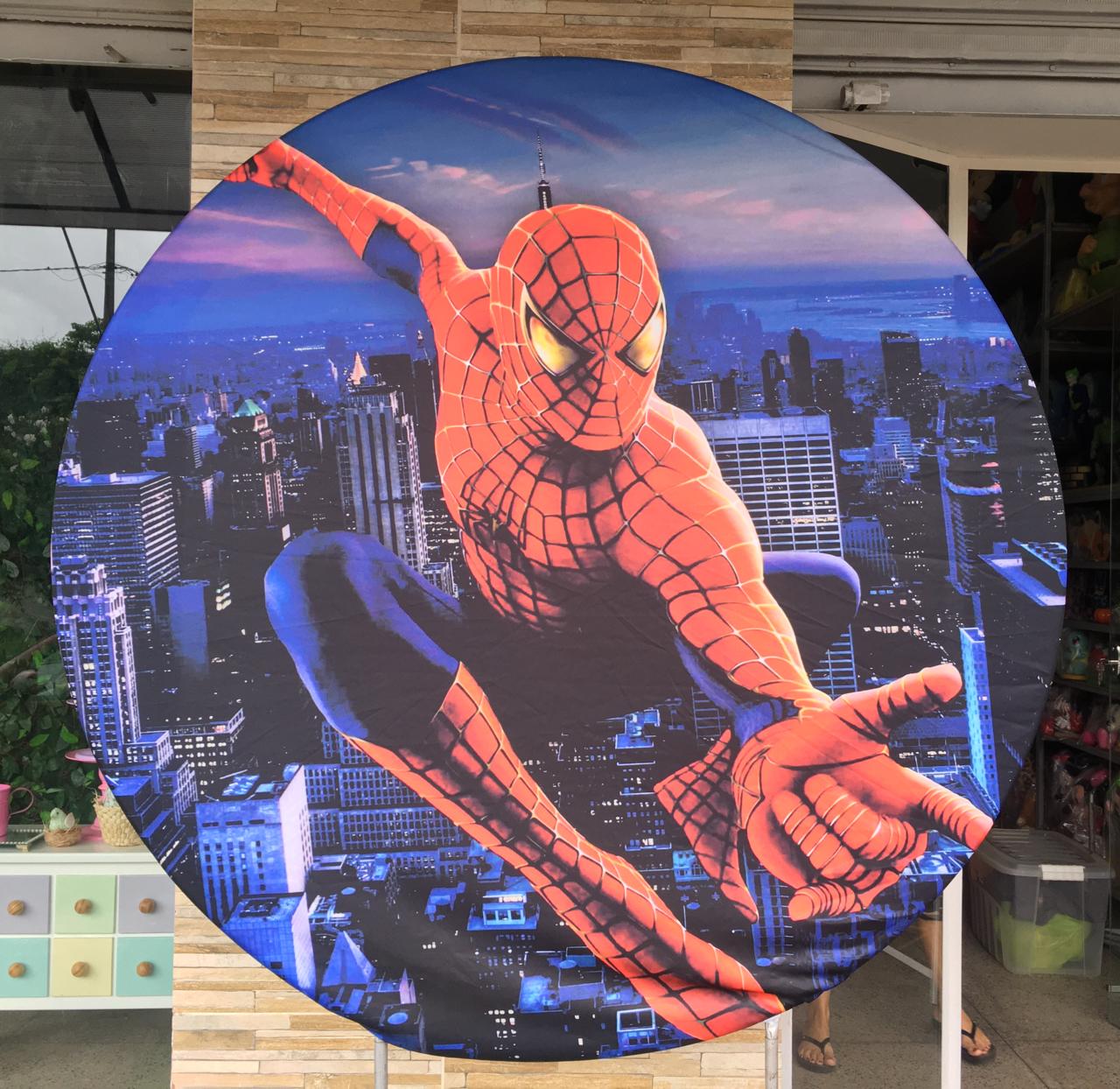 Capa Painel  Homem Aranha 1,50M - Boutique festa locações 