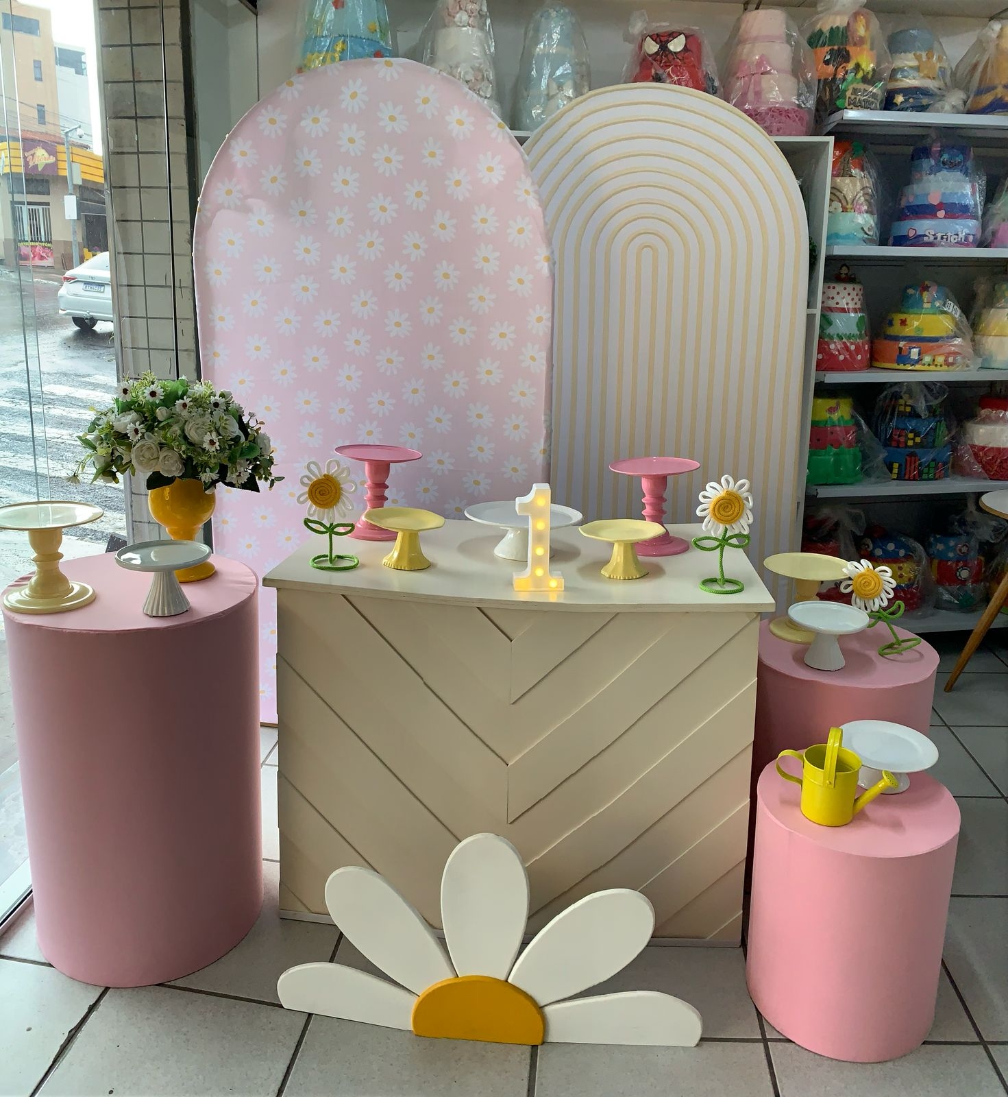 Margaridas - Boutique festa locações 