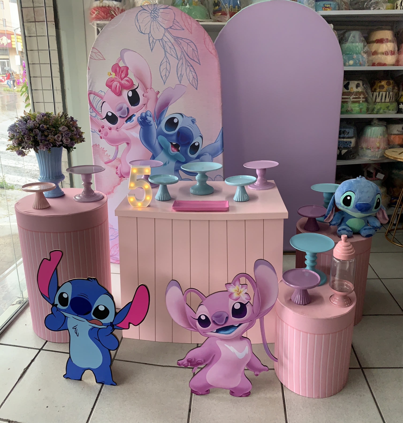 Stitch E Angel - Boutique festa locações 