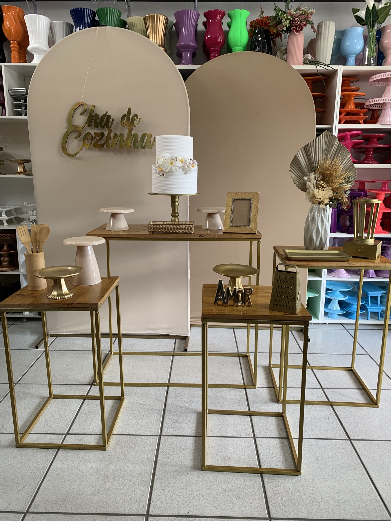 Chá de Cozinha - Boutique festa locações 