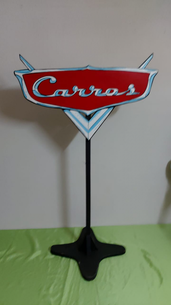 Placa Carros - Boutique festa locações 