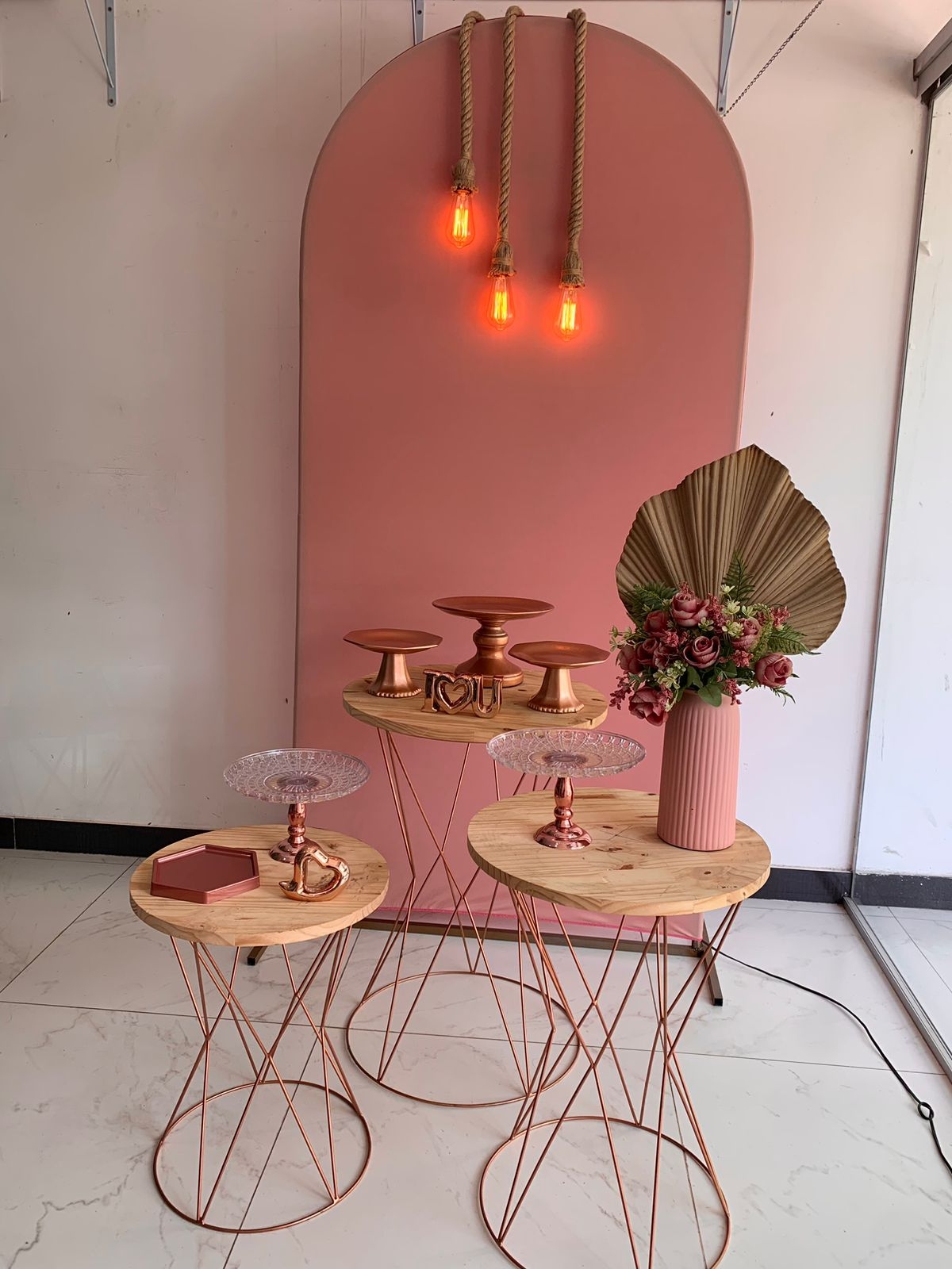 Romântico Rosê - Boutique festa locações 