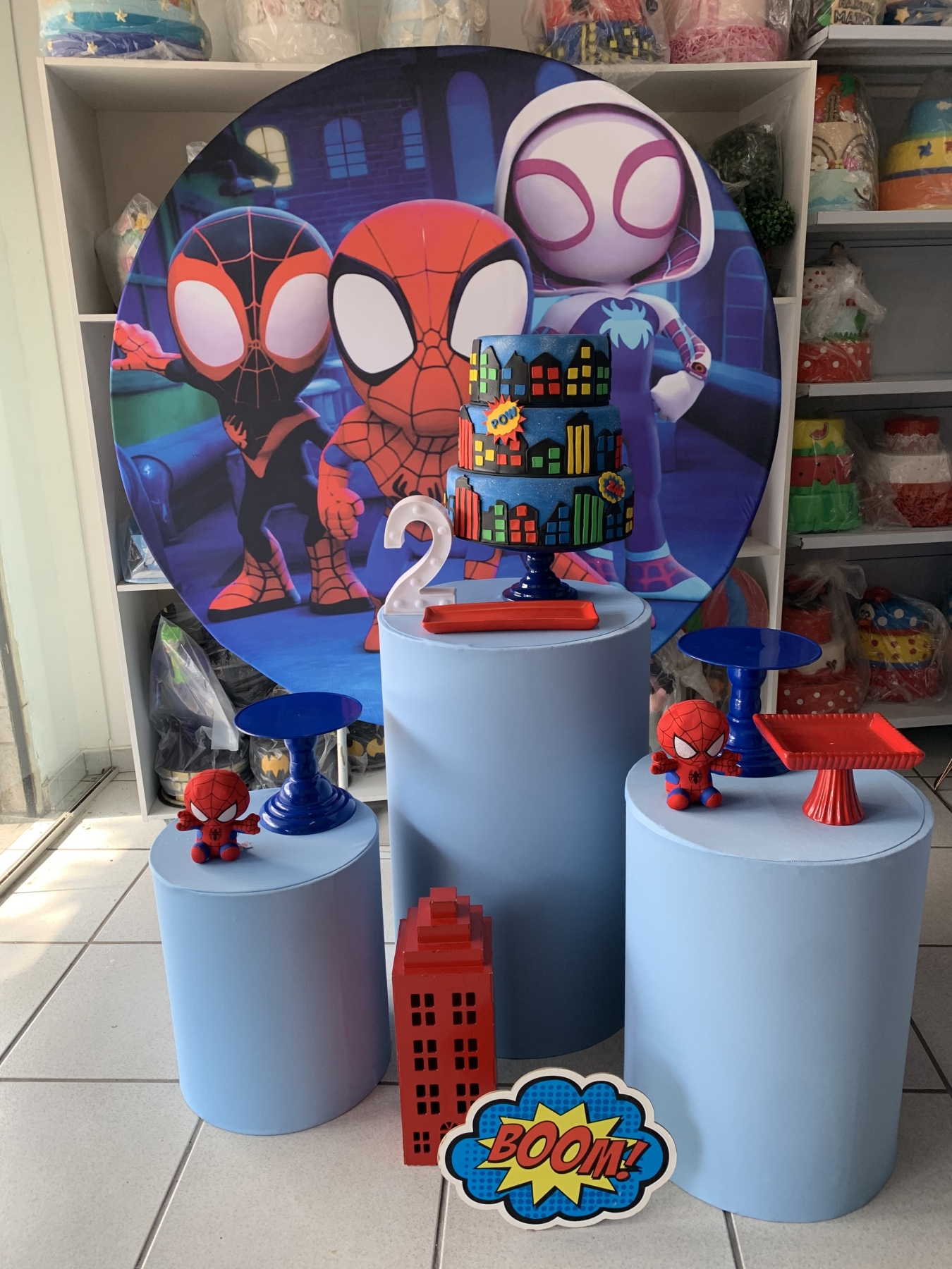 Spidey E Seus Amigos Espetaculares - Boutique festa locações 