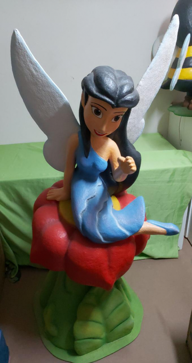 Sininho Azul Tinker Bell - Boutique festa locações 