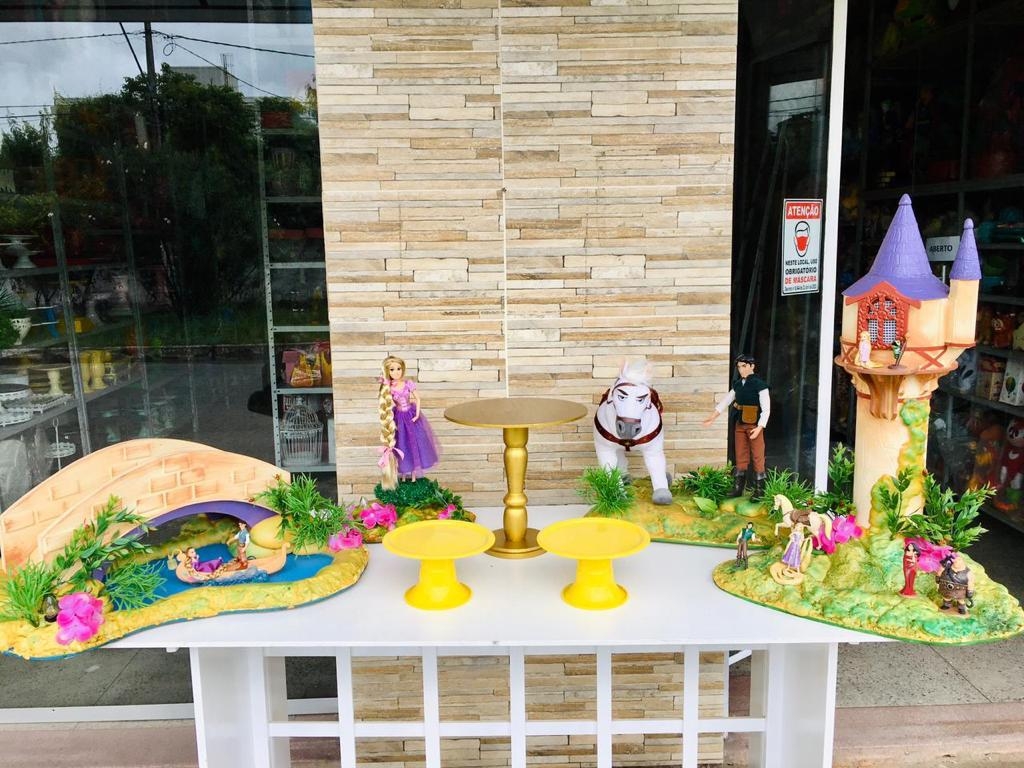 Kit Bandejas Rapunzel - Boutique festa locações 