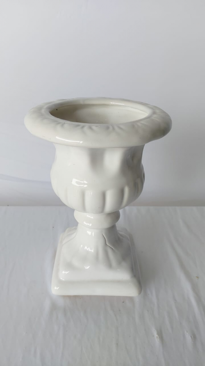 Vaso Buchinho Branco - Boutique festa locações 