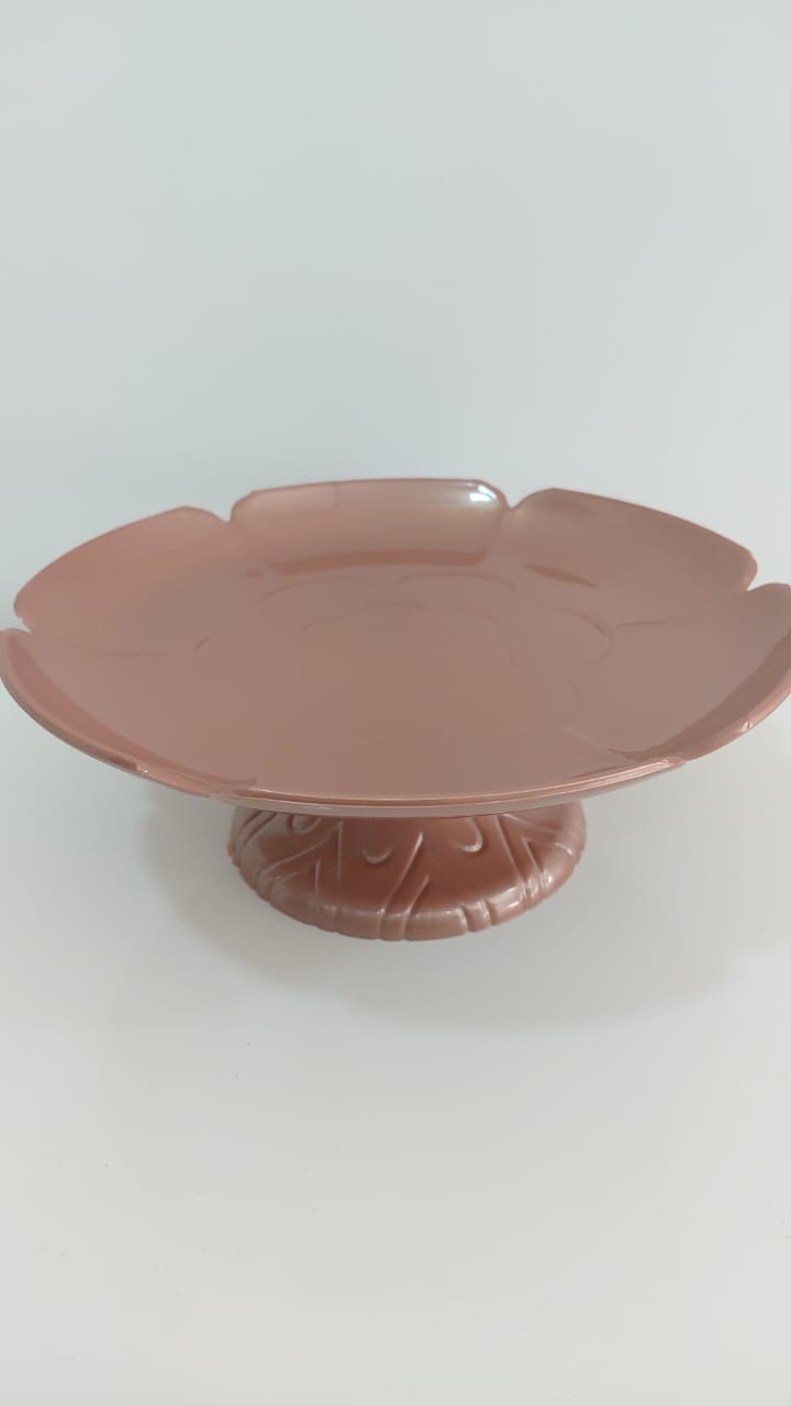 Bandeja Rose Gold Plástico - Boutique festa locações 