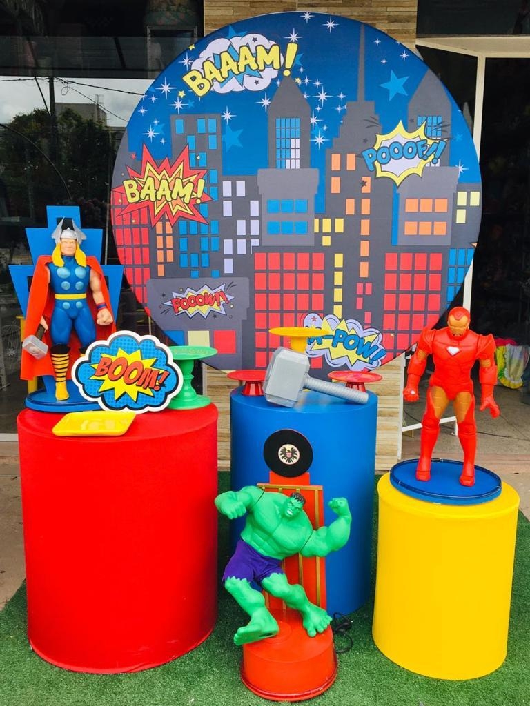Vingadores - Boutique festa locações 