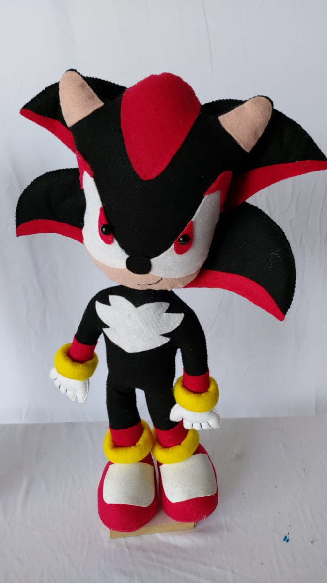 Sonic Preto Com Vermelho - Boutique festa locações 