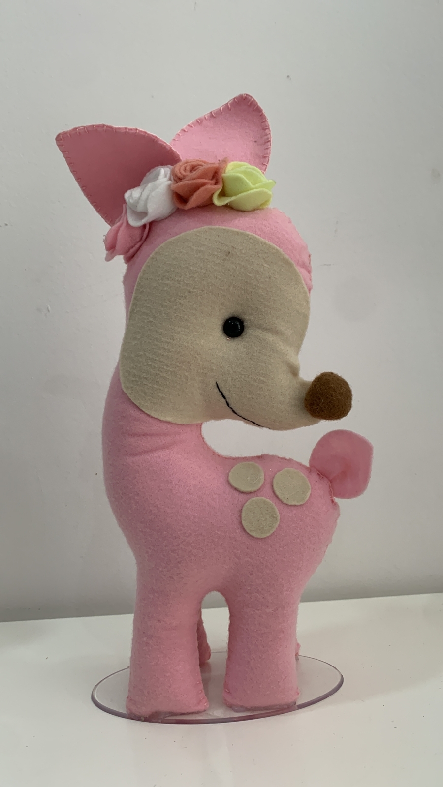 Feltro Bosque Rosa Menina 3 - Boutique festa locações 