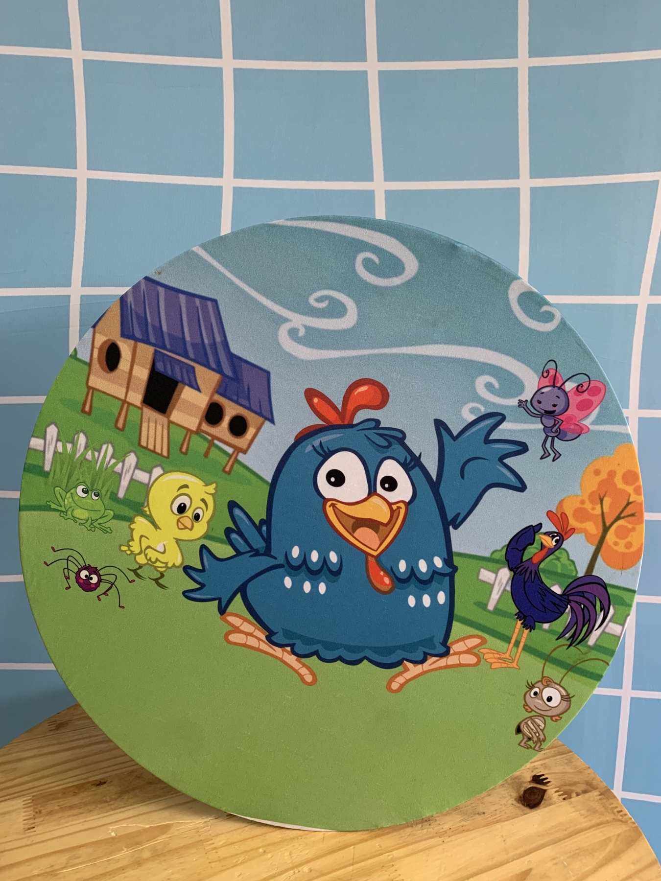 Capa Painel  Galinha Pintadinha 50Cm - Boutique festa locações 