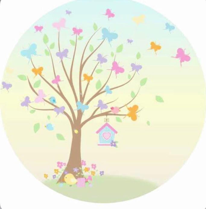 Capa Painel  Jardim Borboleta 1,50M Floral - Boutique festa locações 