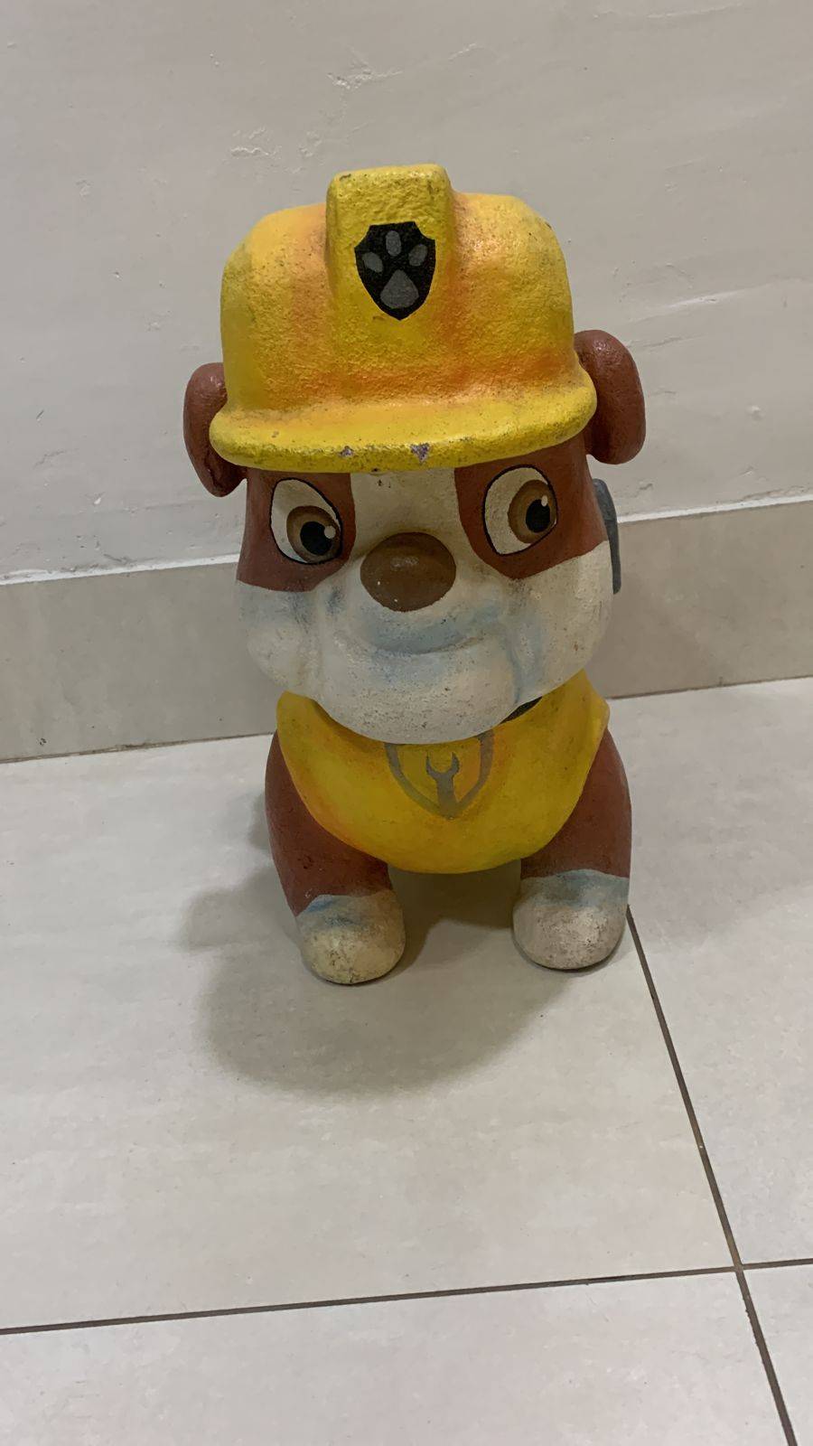 Cachorro Rubble Fibra / Patrulha Canina - Boutique festa locações 