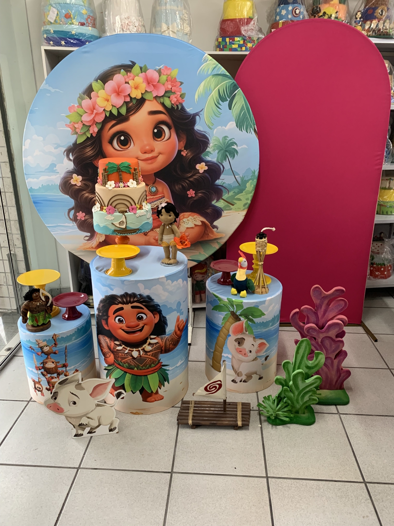 Moana Cute - Boutique festa locações 