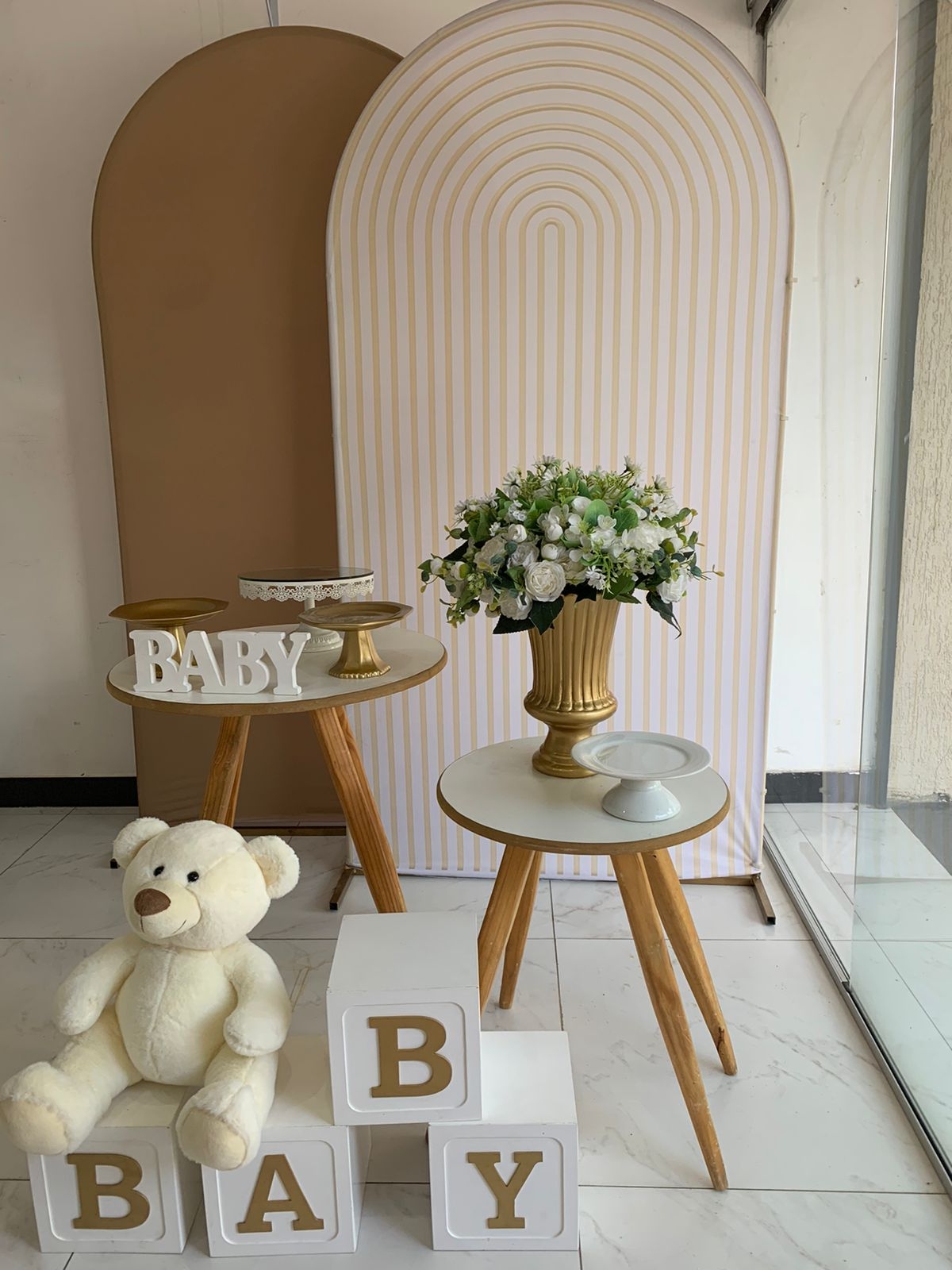 Chá de Bebê Neutro - Boutique festa locações 