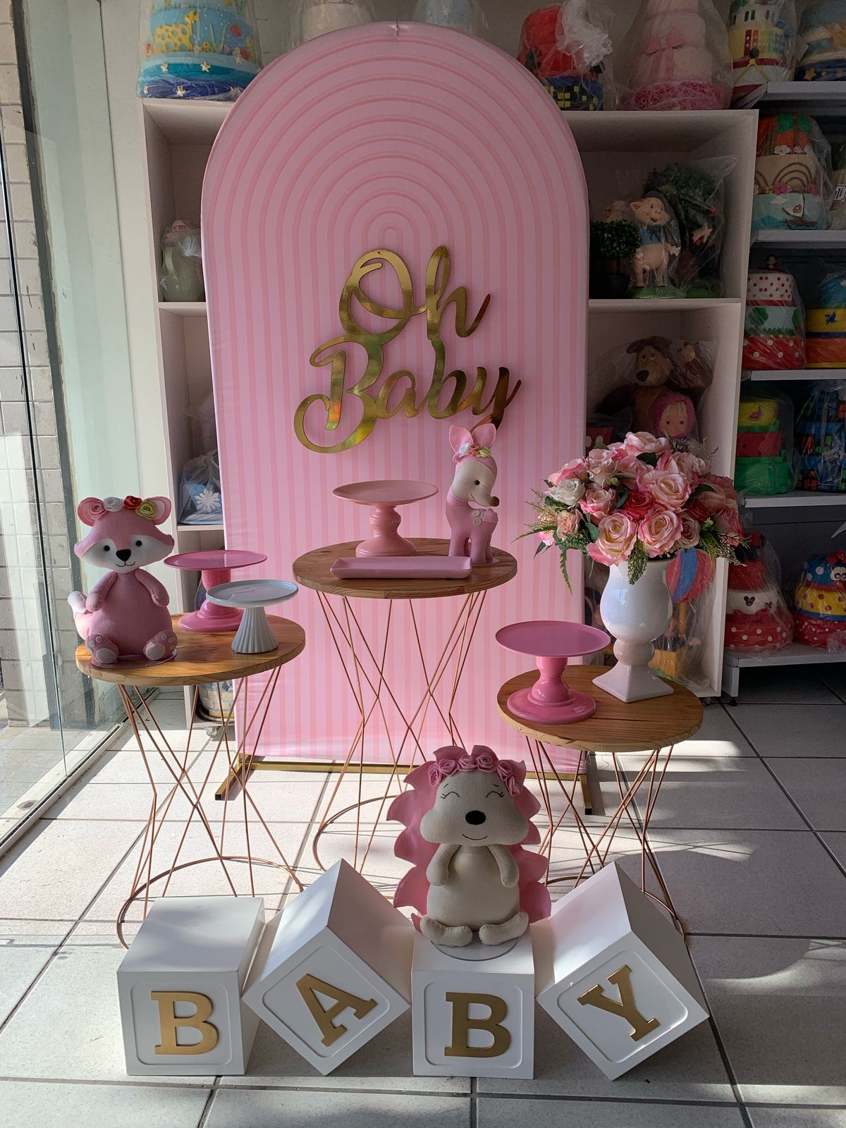 Chá de Bebê - Boutique festa locações 
