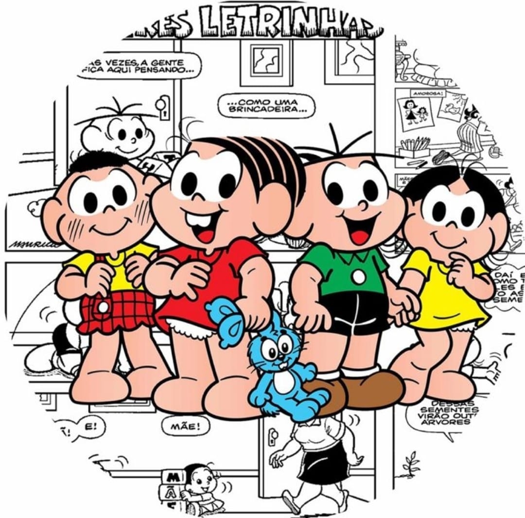 Capa Painel Turma da Mônica 1,50M - Boutique festa locações 
