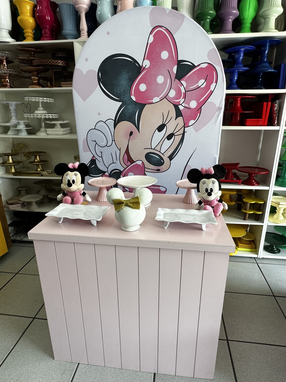 Minnie Rosa 2 - Boutique festa locações 