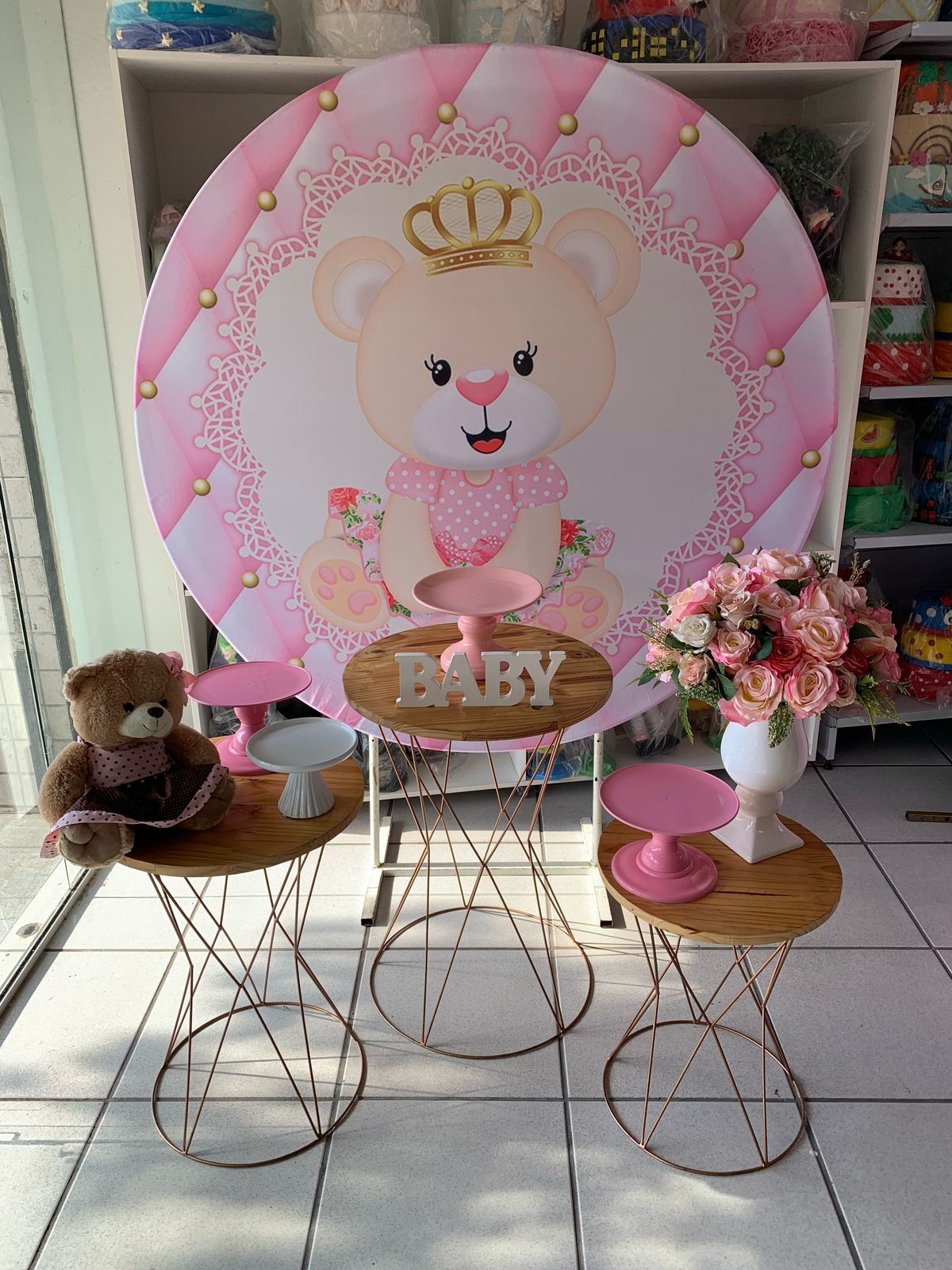 Chá de Bebê - Boutique festa locações 