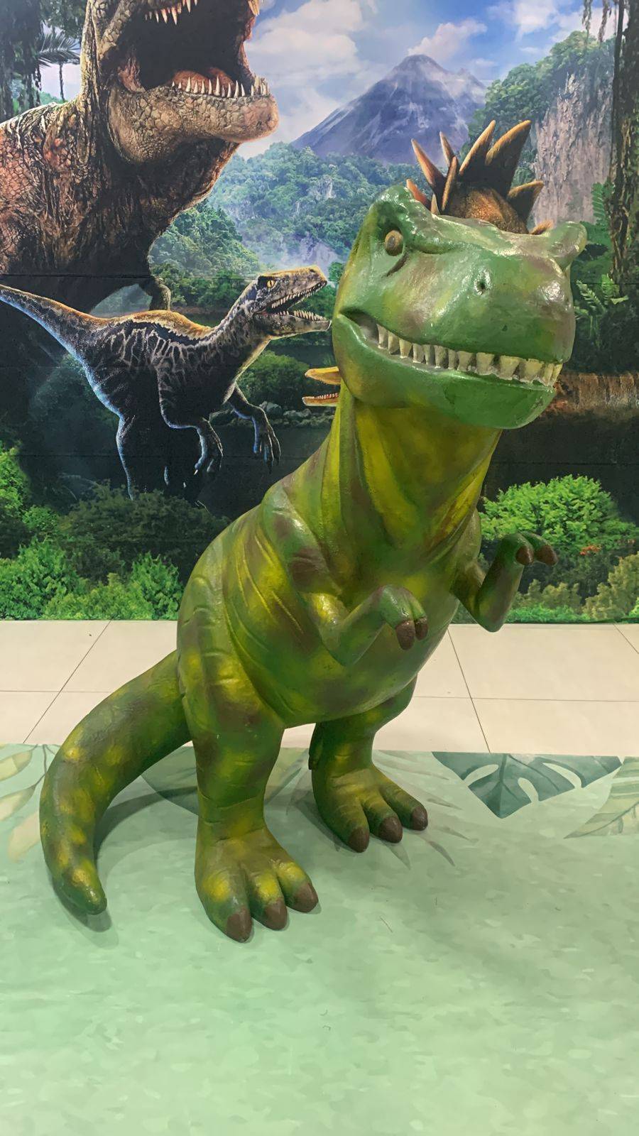 Dinossauro Rex Fibra - Boutique festa locações 