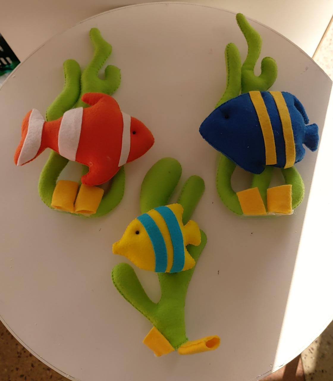 Trio Peixes Fundo Do Mar - Boutique festa locações 