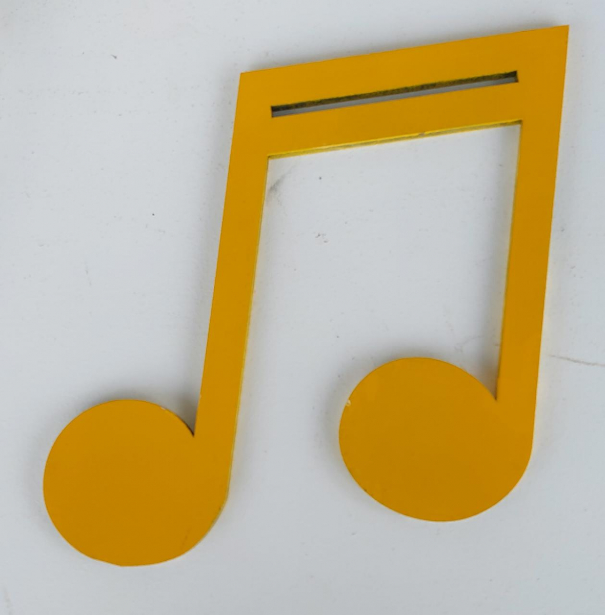 Nota Musical Amarela - Boutique festa locações 