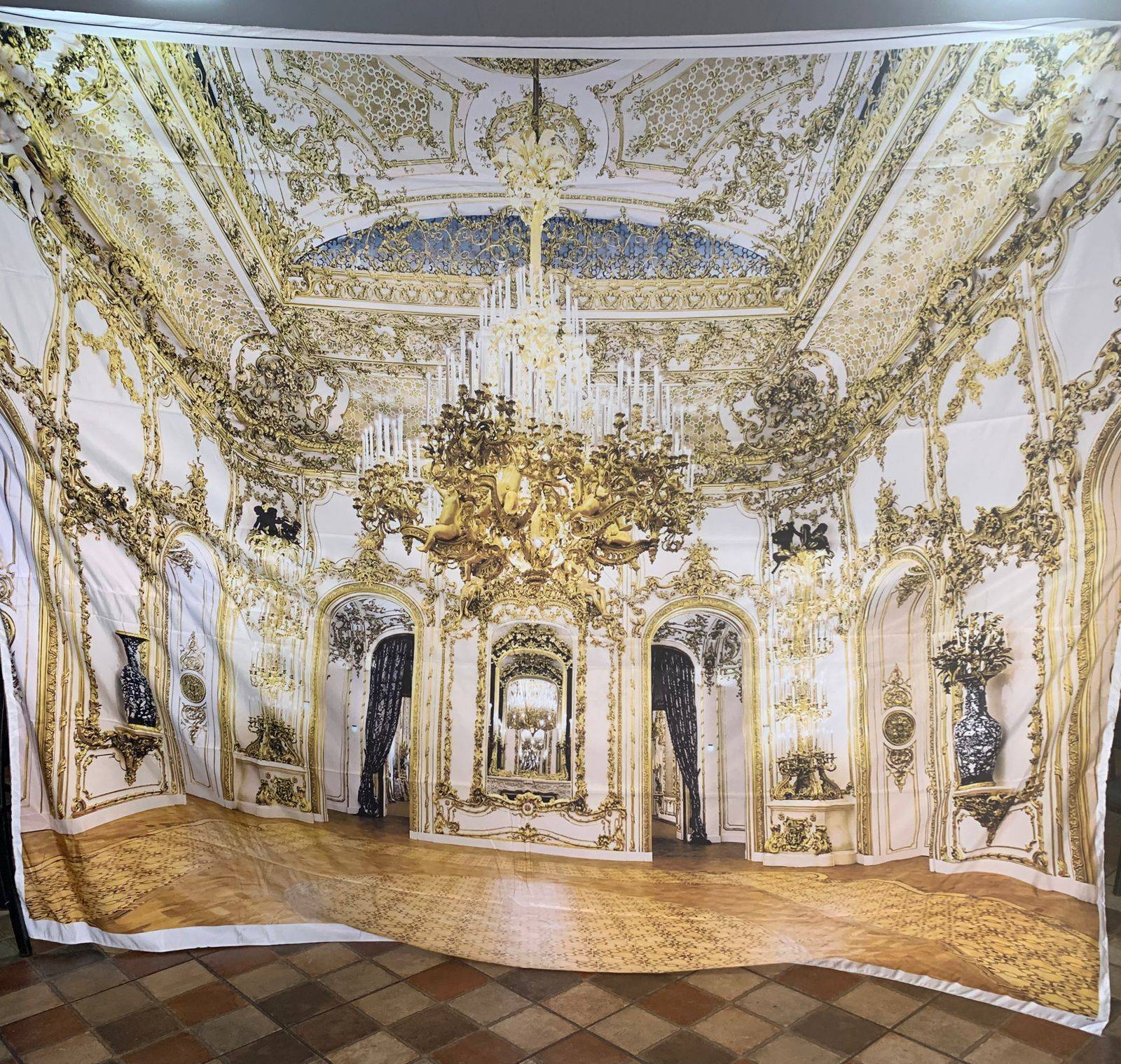 Painel Retangular Castelo/Reinado - Boutique festa locações 
