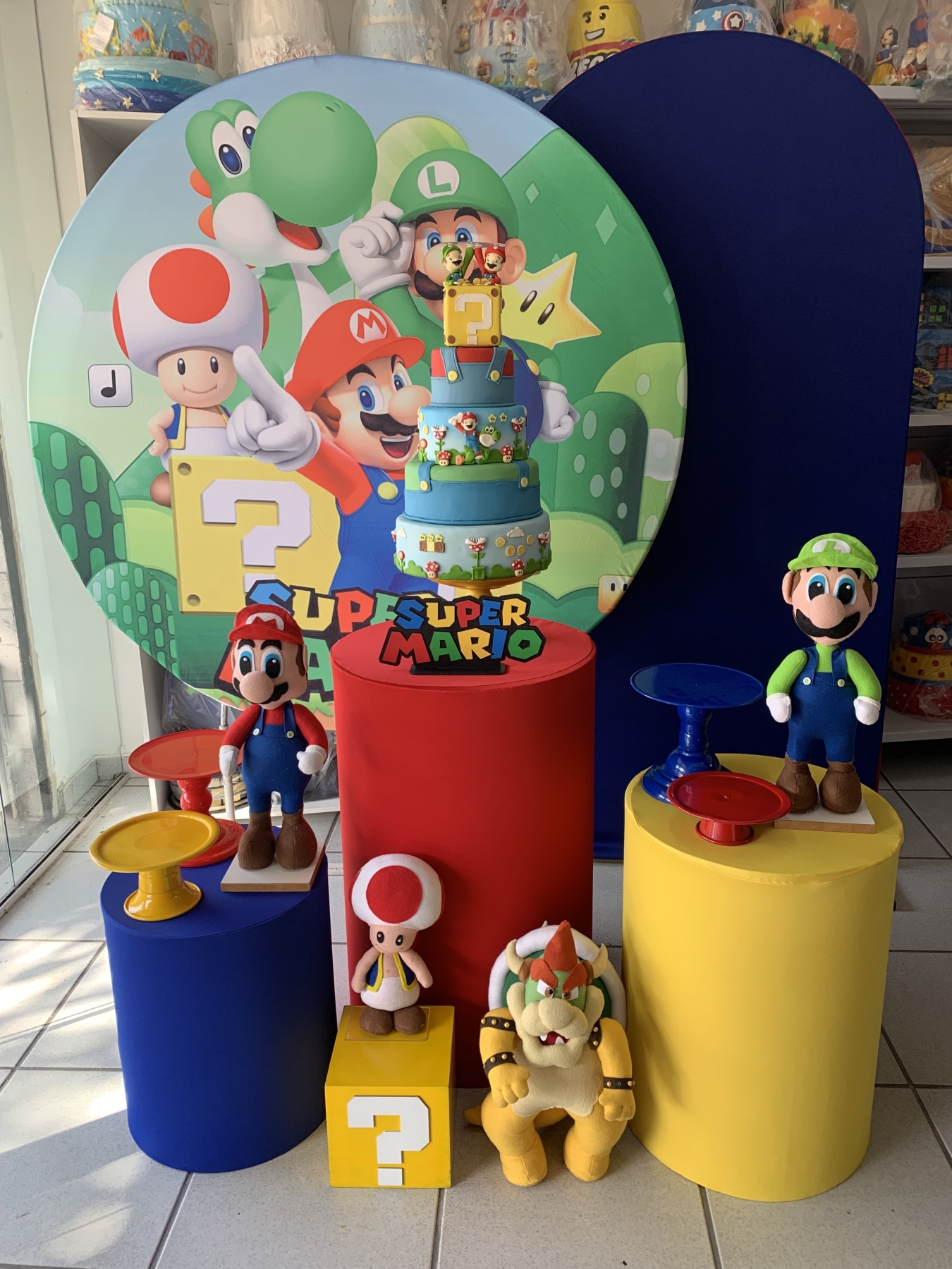 Super Mario - Boutique festa locações 