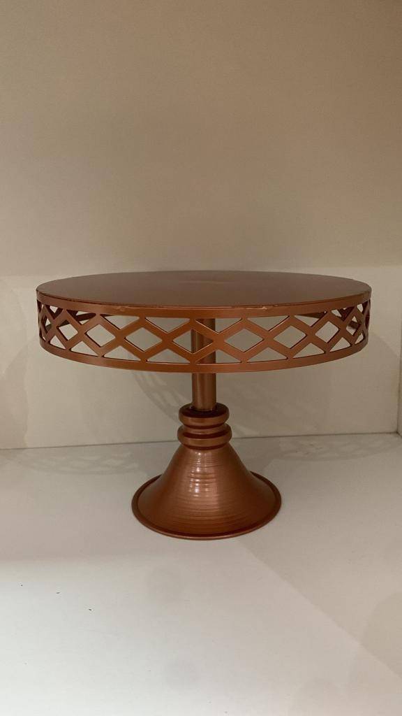 Bandeja Rose Gold  Ferro P - Boutique festa locações 