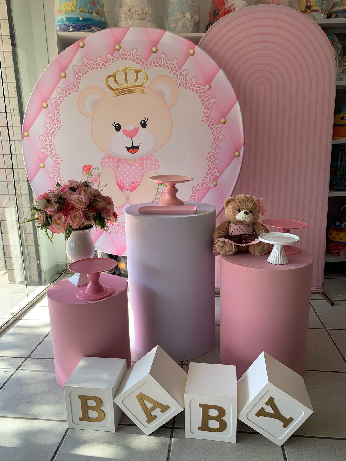 Chá de Bebê - Boutique festa locações 