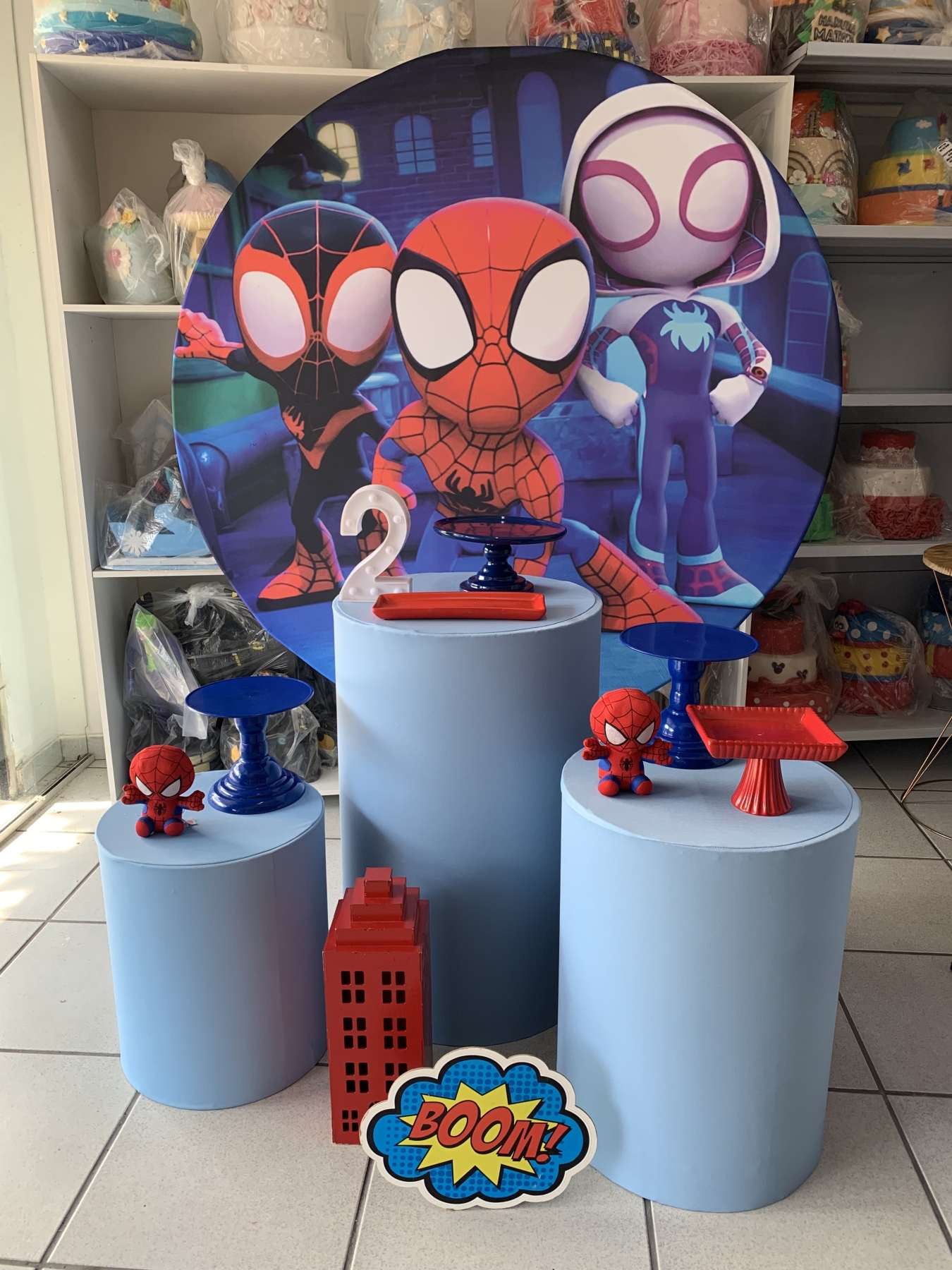 Spidey E Seus Amigos Espetaculares - Boutique festa locações 
