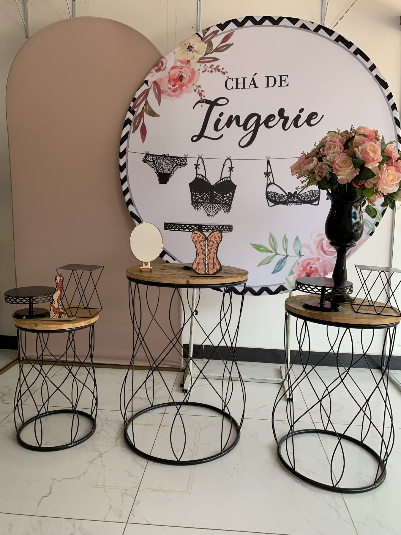 Chá de Lingerie - Boutique festa locações 
