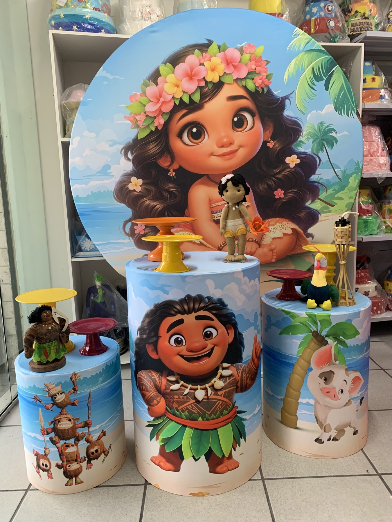 Moana Cute - Boutique festa locações 