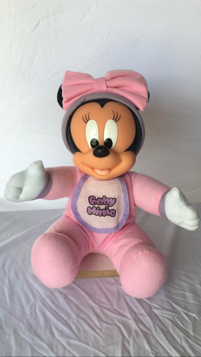 Pelúcia Minnie Rosa Disney Baby - Boutique festa locações 