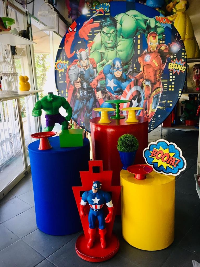 Vingadores - Boutique festa locações 