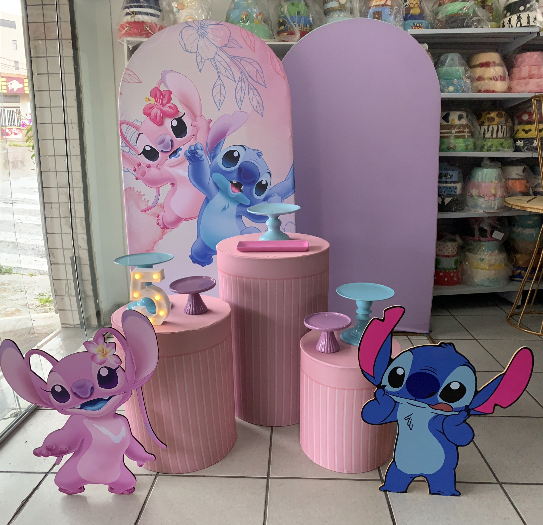 Stitch E Angel - Boutique festa locações 