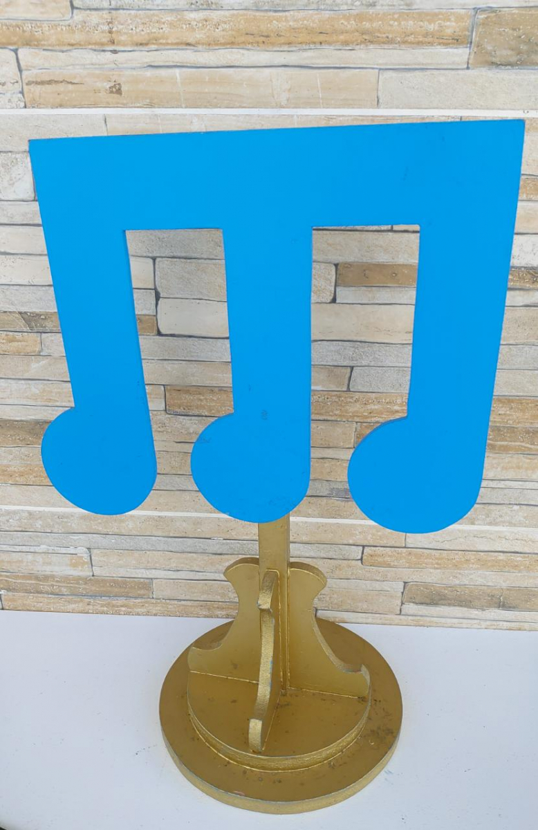 Nota  Musical  Mesa Azul  Música - Boutique festa locações 