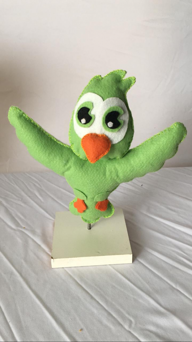Pássaro Verde Mundo Bita - Boutique festa locações 