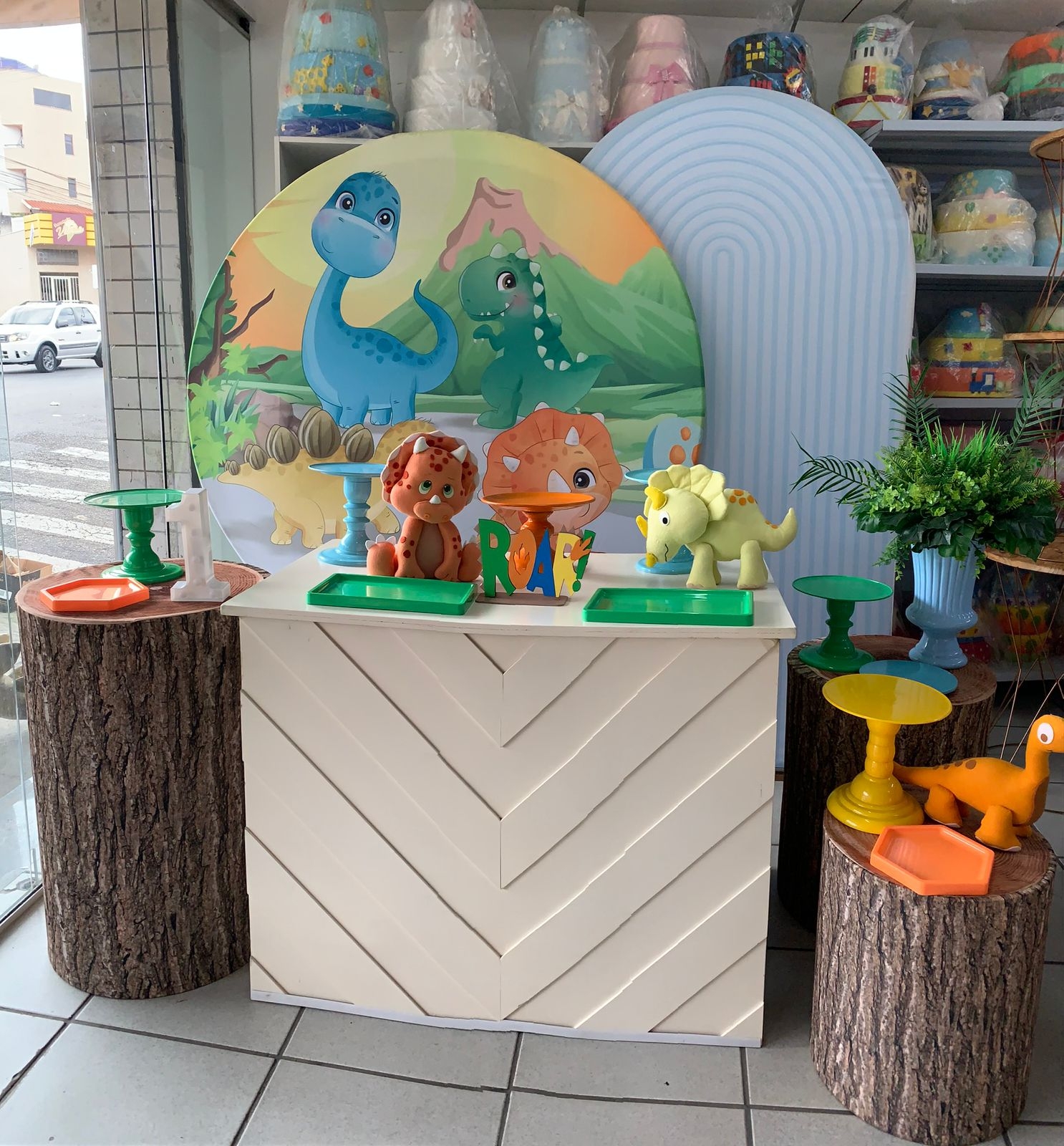 Dinossauro Baby - Boutique festa locações 