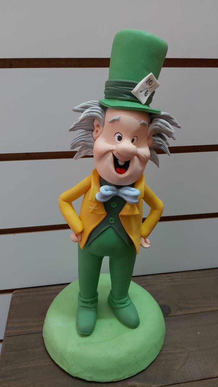 Chapeleiro Loiro Alice No País das Maravilhas - Boutique festa locações 