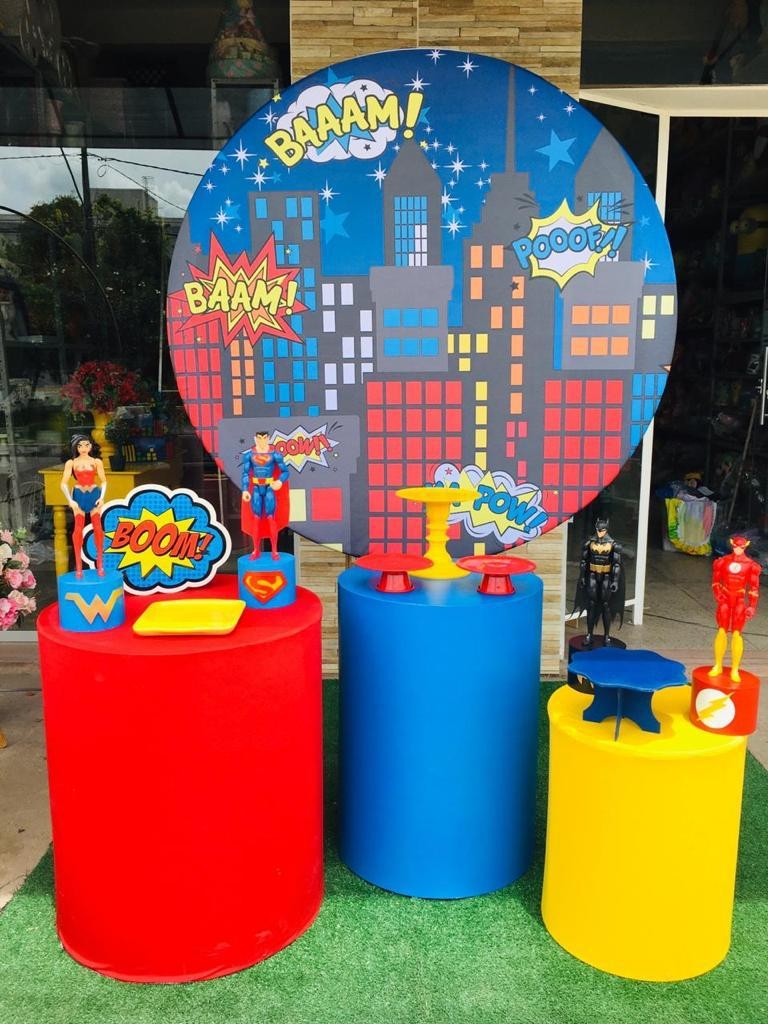 Liga da Justiça Herois - Boutique festa locações 