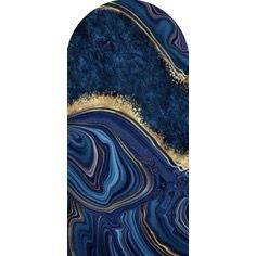 Capa Painel Romano Lateral Abstrato Azul - Boutique festa locações 
