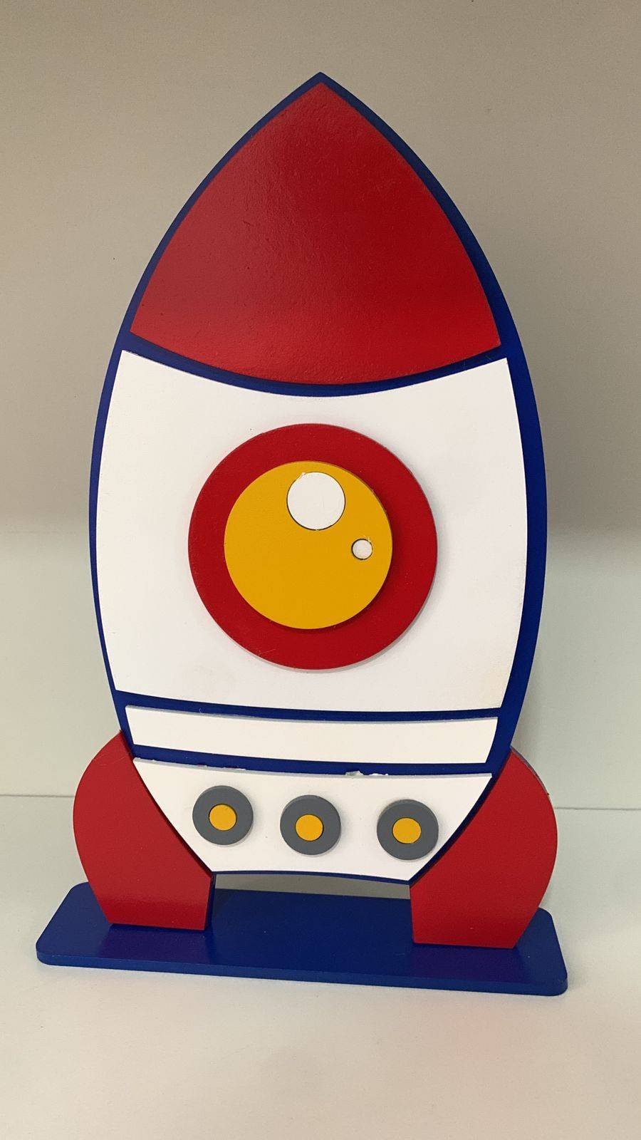 Foguete Mdf Astronauta - Boutique festa locações 