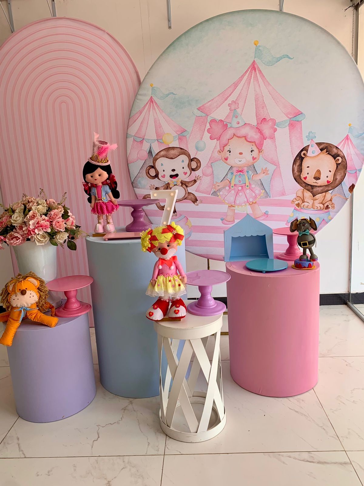 Circo Rosa - Boutique festa locações 
