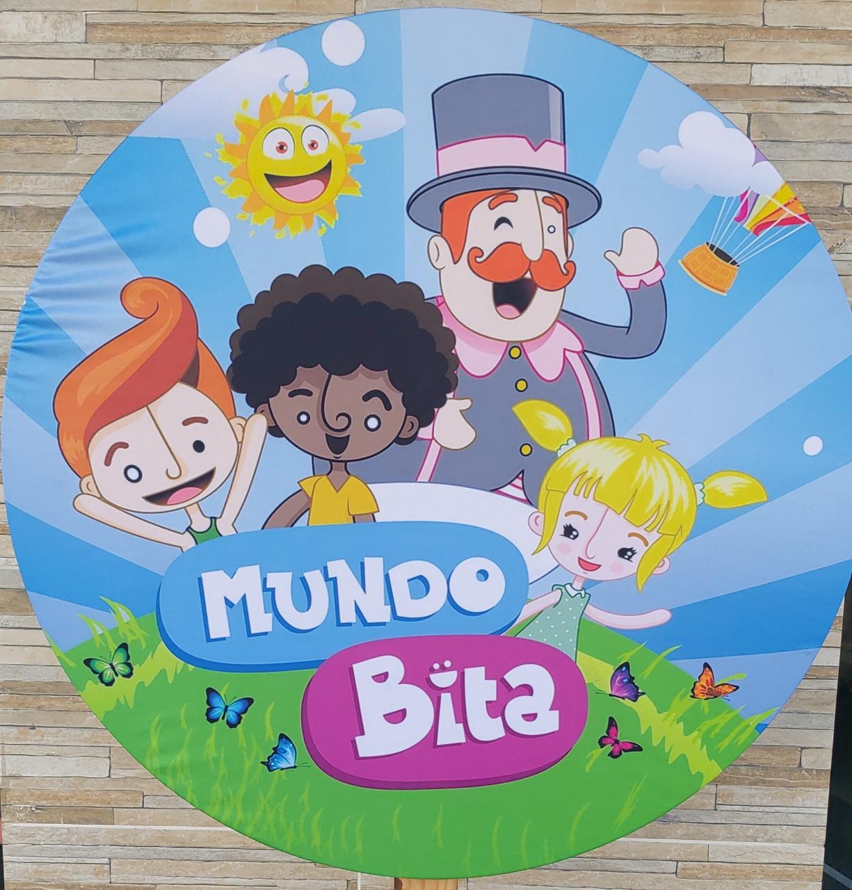 Capa Painel Mundo Bita  80 Cm - Boutique festa locações 