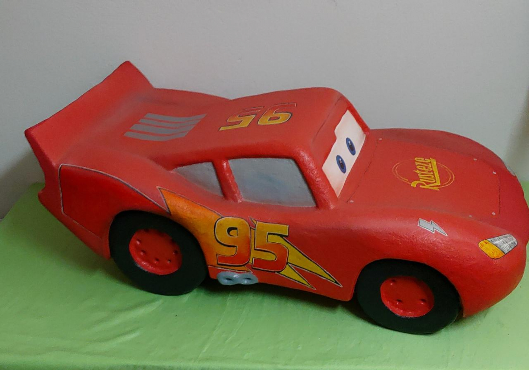 Carro Mcqueen Carros Fibra - Boutique festa locações 