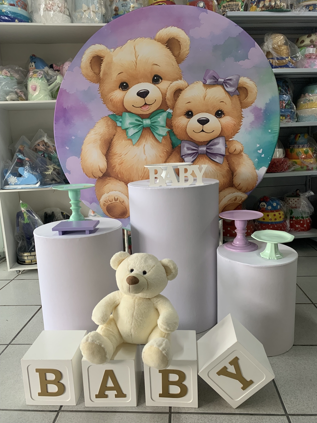 Chá Revelação - Boutique festa locações 